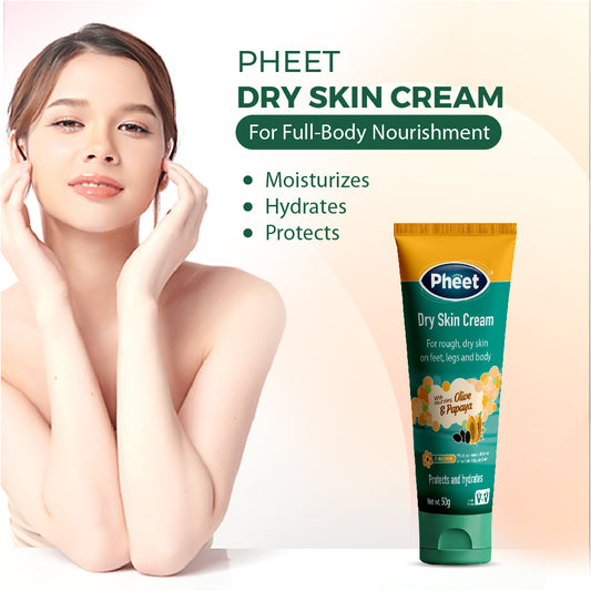 Pheet Dry Skin Cream for full body hydration nourishment and smooth skin