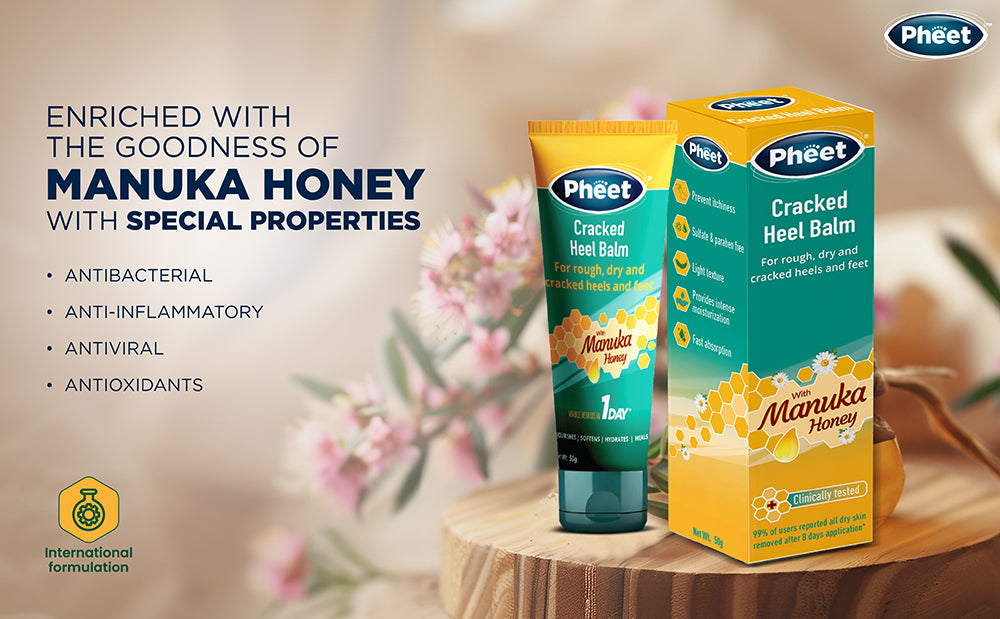 Pheet Cracked Heel Balm with Manuka Honey