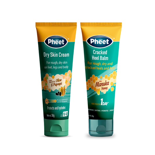 Pheet Dry Skin Cream & Heel Balm Combo